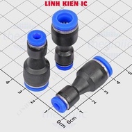 [5 Pieces]- PG8-4 Linhkien IC 8-4mm Pipe Pneumatic Connector