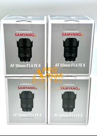 全新現貨✅Samyang AF 50mm F1.4 FE II Standard Lens Version II for Sony E (水貨) 三陽第二代自動鏡頭 Brand New Alpha A1 A7C A7 III A7R IV A7S A7III A7IV