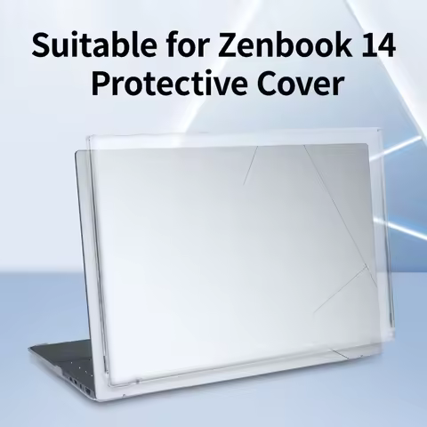 Matte Transparent Case For ‌ASUS Zenbook 14‌ 2025/2024 Laptop Hard Case Matte Colored Shell Anti Str