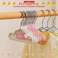 ARROGANCED 10PCS Pet Hanger, Metal Non-slip Pet Clothes Hanger,  Solid Color DIY Display Rack Mini P