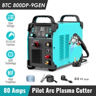 bestarc Plasma Cutter Pilot Arc BTC800DP 9th Generation 80 Amps Screen Display 220V Single Phase Vol