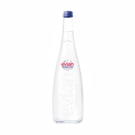 Evian Sparkling Natural Water Glass, 750ml