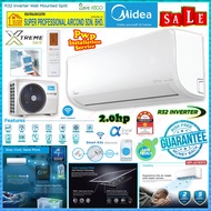 Midea 2.0hp Inverter Air Conditioner MSXS-19CRDN8 ((Xtreme SavE)) R32 Inverter Air Conditioner Air Purify Super ionizer