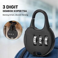 Manlo Suitcase Password Lock 3 Digit Safe International Suitcase Padlock