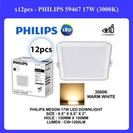 12pcs Philips 59467 Meson 17w LED 6