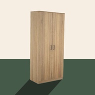 VHIVE Grace 80cm Wardrobe (80cm Oak Storage 2 Door Cupboard)