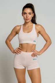 RIKA **set 2 pc สุดคุ้ม 399.- บาท.** เสื้อในสปอตบรา กกน. FV1C01 FV2006  บราไร้โครง เสริมฟอง PAD  ผ้า