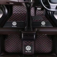 RHD Car Carpet Volkswagen vw Passat CC / Jetta Pre Facelift / Arteon / Beetle  Car Mat Car Floor Mat waterproof leather Right hand drive