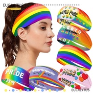 Headband Head Strap Rainbow PRIDE LGBT Bandana Yoga Sport Hair Accessories