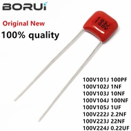 50PCS 100V 101J 102J 103J 104J 105J 222J 223J 472J 473J 0.01UF 0.1uF 1UF 1NF 2.2NF 4.7NF 10NF 100PF 