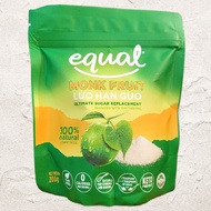 PACKAGE / EQUAL < GREEN package 200gr > LA Han QUA DIET Sugar Monk Fruit Luo Han Guo Ultimate Sugar 