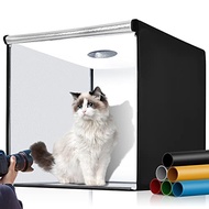 Fasonic 32"x32" Photo Studio Light Box Photography, Large Lightbox for Product with 3 Stepless Dimmi