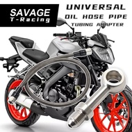 450MT Motorcycle Brake Hose Clutch Hydraulic Oil Line Pipe Adaptor Oil Hose Banjo Fitting AN3 Straig