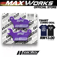 RS150 W110 CX DX ALPHA110 DASH 110 125FI FUTURE HONDA Brake Pad Works Engineering - FRONT / DEPAN