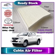 【 Toyota Hilux Vigo 】 Fibre Cabin Air Filter ( 2004 - 2015 / OEM 014520-2650D 14553-2650D )