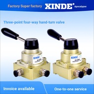 HV200B Pneumatic Switch Manual Valve HV200D One In Two Out Cylinder Control Reversing Valve Hand Boa