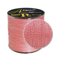 8Strands Red&White Spot Braided Fishing Line Invisible Fsihing Line Mixed Color 70-180LB Speckle Lin