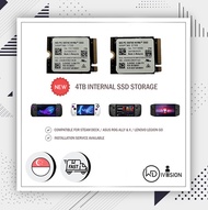 4TB 2TB 1TB Western Digital WD SN740 NVMe M.2 2230 Internal SSD Valve Steam Deck / ASUS Rog Ally X