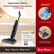 Airbot iClean H15 | Airbot H15 Pro | Wet & Dry Vacuum Cleaner Floor Washer Electric Mop Vacuum