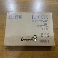[INSTOCK] BTS DICON D-ICON 101 PHOTOCARD CUSTOM BOOK