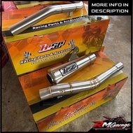 HPSP RACING STRAIGHT FLOW SUPER OPEN EXHAUST Y15ZR Y15 LC150 STEEL 32/35 35/35 35/38 38/38 38/41 42/