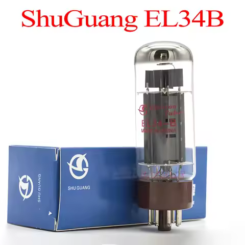 ShuGuang EL34B Vacuum Tube Replaces 6CA7 EL34B 6P3P 5881 6550 KT88 EL34M EL34 Tube Amplifier HIFI Au