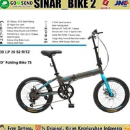 SEPEDA LIPAT 16 INCH ODESSY 16 52 RITZ SHIMANO ORIGINAL 7 SPEED