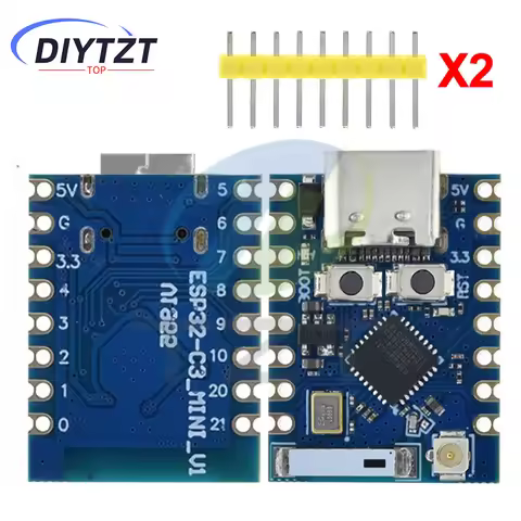 DIYTZT ESP32-C3 Pro Mini Development Board WiFi Bluetooth Ultra-small Size ESP8266 ESP32 C3 ESP 32 F