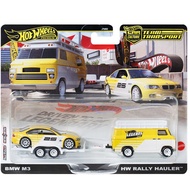 Hot Wheels Premium Car Culture Team Transport ( Legends Tour ) BMW M3 / HW Rally Hauler / HW Rally T