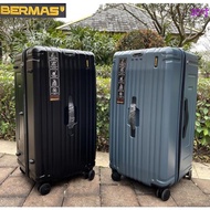 BERMAS拉桿行李箱30寸旅行托運男女密碼胖胖硬箱萬向輪大容量出國