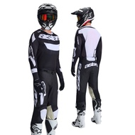 Motocross Suit (Shirt-Pants) 2026 Alpinestar Racer Riway Gear Set Black White