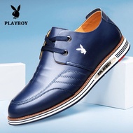 men shoes/timberland shoes/kasut lelaki murah/safety shoes men/Playboy men's shoes autumn business casual leather shoes