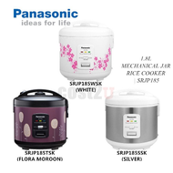 Panasonic Mechanical Jar Rice Cooker with steam tray 1.8L SR-JP185 ( Jar Periuk Nasi ) SR-JP185SSK/TSK/WSK (Original)