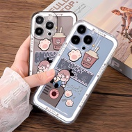 A little girl drinking water Case Compatible For iPhone 15 14 11 12 13 Pro Max 14 Pro Max 6 6S 7 8 Plus X XR XS MAX SE 2020 12 13