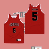 Slam Dunk Shohoku High School Mitsui Hisashi คอสเพลย์เสื้อกั๊กบาสเกตบอล Jersey