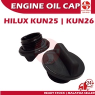 S2U Engine Oil Cap Toyota Hilux Vigo KUN25 KUN26 2.5 3.0 VNT Intercooler Penutup Minyak Hitam Kereta