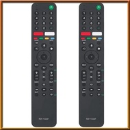 [V E C K] 2X TV Remote Control Without Voice Netflix Google Play Use for SONY RMF-TX500P RMF-TX520U KD-43X8000H KD-49X8000H