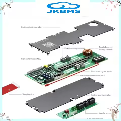 JIKONG JKBMS V19 Inverter BMS JK-PB2A16S20P 8S/16S 24V/48V 200A lifepo4 baterry Home Energy Storage 