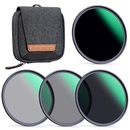 K&F Concept 67mm Fixed ND4 ND8 ND64 ND1000 Lens Filters Kit-Optical Glass Neutral Density Lens Filte
