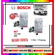 Kia Sorento (UM) 3rd Gen,year 2016 - Present Headlamp Light Bulb Bosch H7 12 Volt 55 Watt (2 Pcs)
