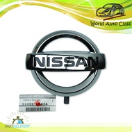 โลโก้ หน้ากระจัง ตรา "NISSAN" แท้ สี Chrome Front Nissan Almera Sunny Almera Nissan 4 ประตู ปี2012-2