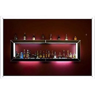 Bar Alcohol Shelf Drinks Bottles 5752 Tin Poster by Food & Beverage Decor Sign