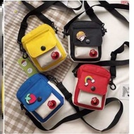 handbag raya budak perempuan beg raya budak perempuan Beg messenger kanak-kanak, kanvas, kartun, beg