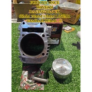 FURIOUS ONCE WAVE125 BLOCK SET 68MM 70MM +5MM LINEAR TAMBAH TEBAL