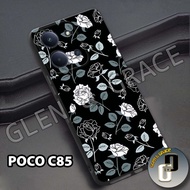 G43 - Softcase procamera xiaomi Latest C85poco 2025 - flower motif - flexible silicone - All types h