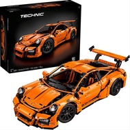 🎊ส่งภายใน24ชม🎊รถสปอร์ต Porsche 911GT3 เข้ากันได้กับตัวต่อ LEGO อิฐรุ่น 1:1 (2726 ชิ้น) ของขวัญของเล่