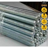 Galvanized threaded rod 1 meter size 14mm, 16mm, 18mm, 20mm