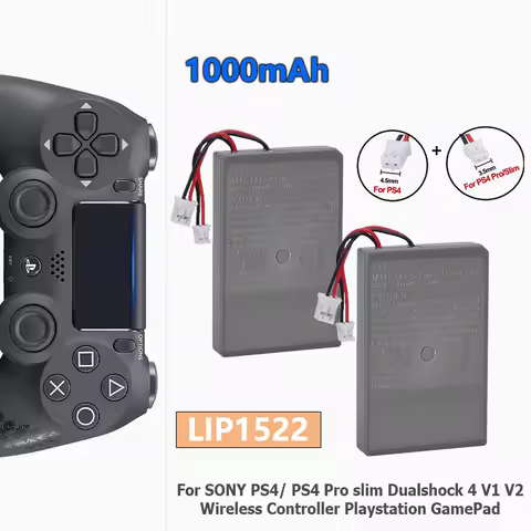PURFIELD 1000mAh LIP1522 For Sony PS4/PS4pro Controller Battery Dualshock 4 CUH-ZCT1E CUH-ZCT1H CUH-