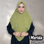 Jilbab instan Merida renda sulam mewah by FO hijab wanita muslim