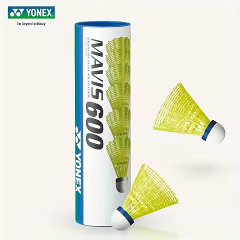 YONEX Yonex badminton set of 6 plastic YY nylon shuttlecocks durable M-600 Flight-stable